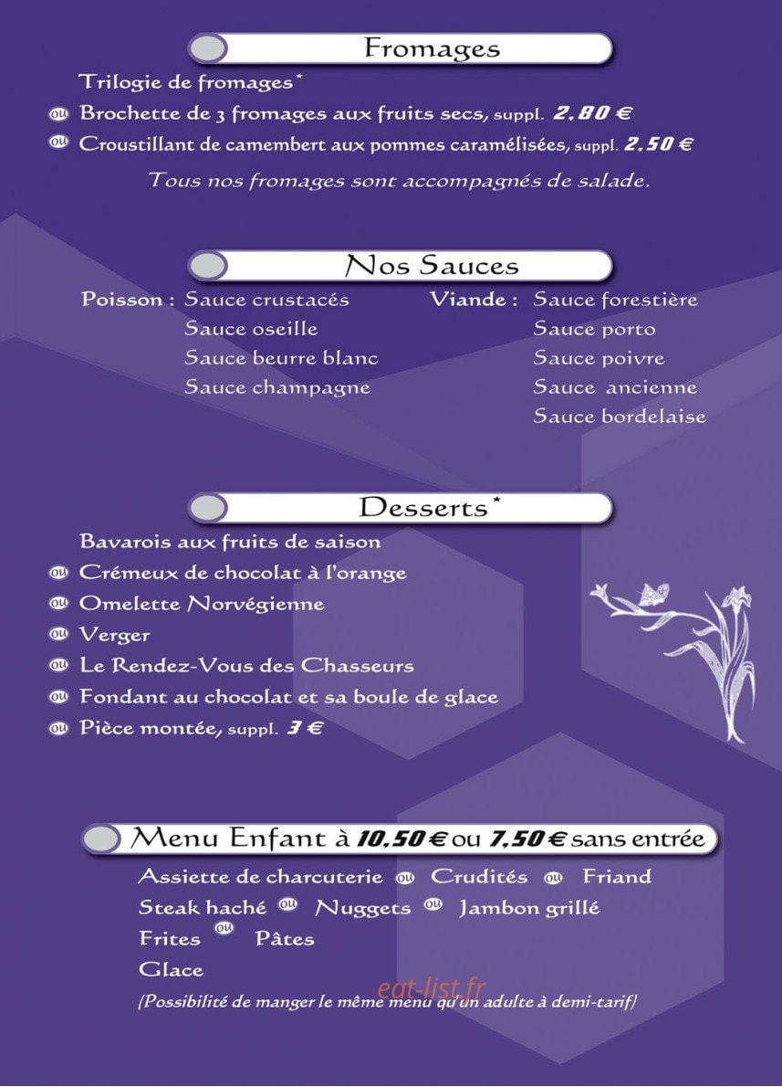 Le Rendez-Vous des Chasseurs — carte page 3