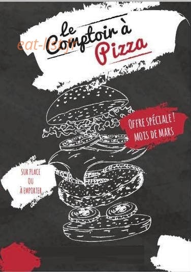 Le Comptoir à Pizza — carte page 1