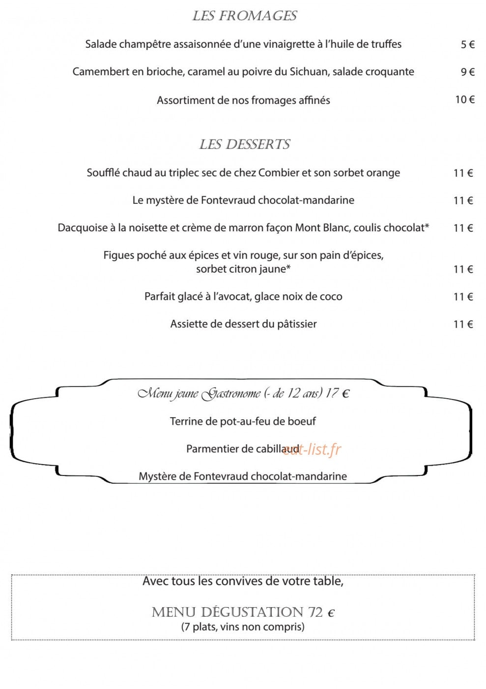 La Licorne — carte page 4