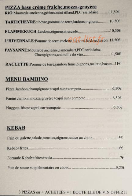 La BaraKa — carte page 2