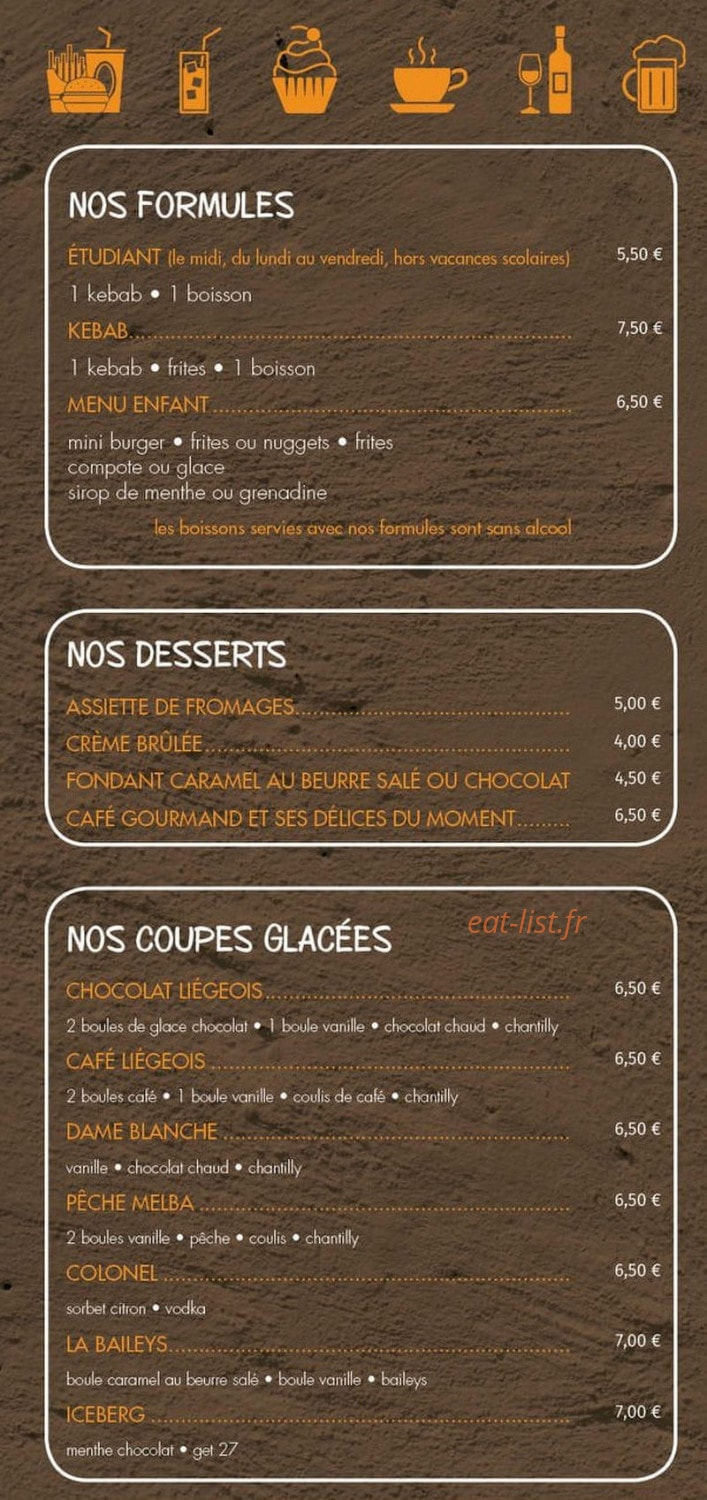 La Halte Gourmande — carte page 5
