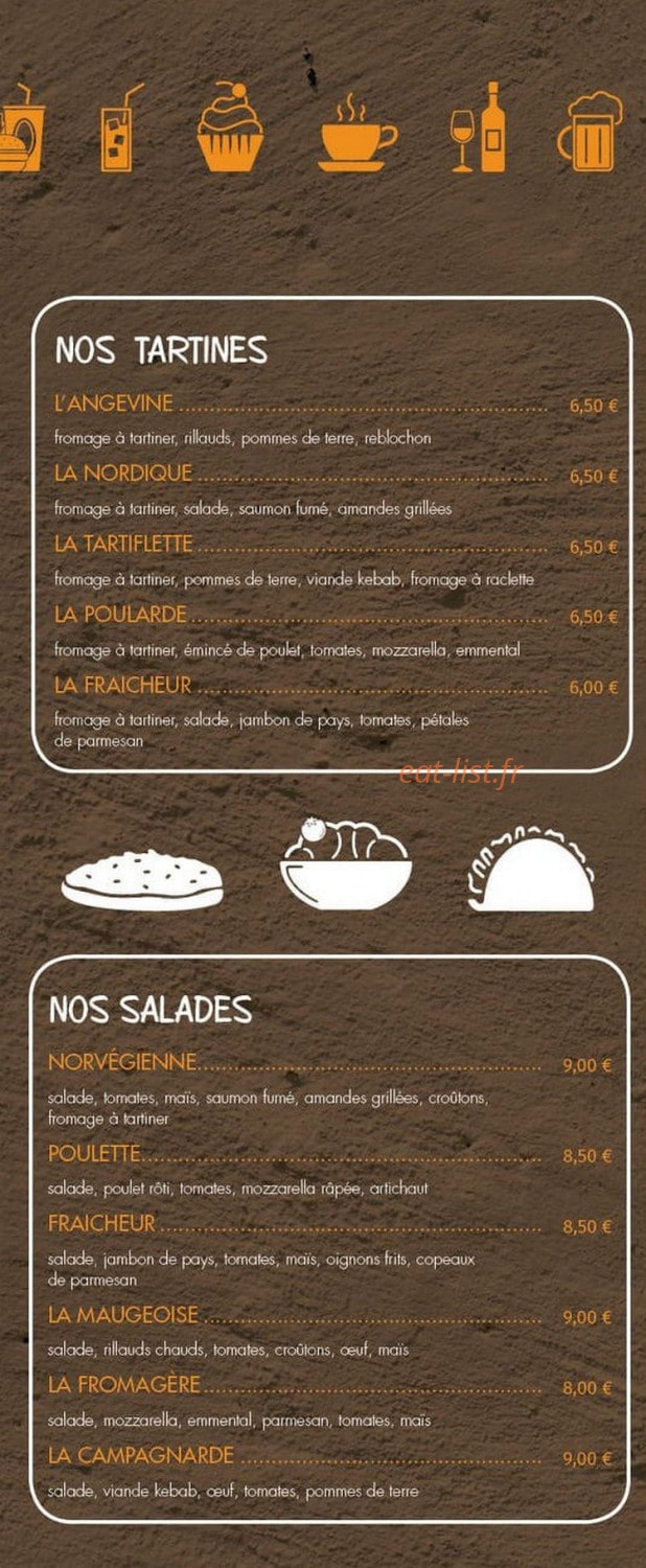 La Halte Gourmande — carte page 3