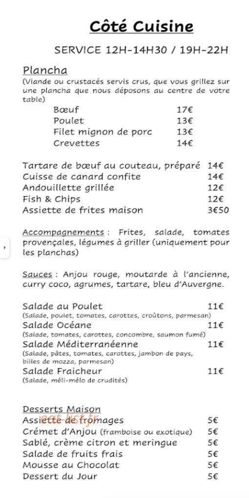 La Parenthèse — carte page 1