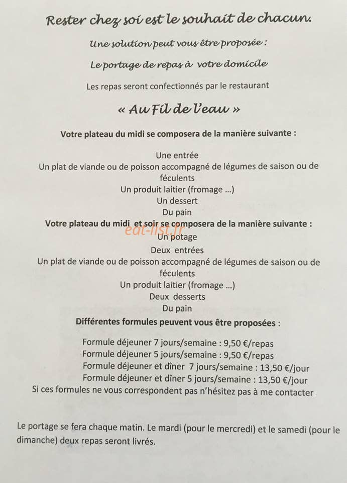 Au fil de l'eau — carte page 1