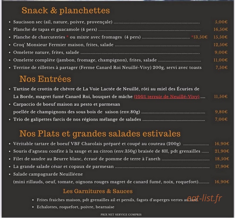 Le P'tit — carte page 2