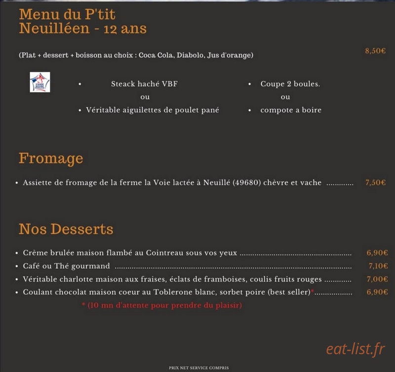 Le P'tit — carte page 1