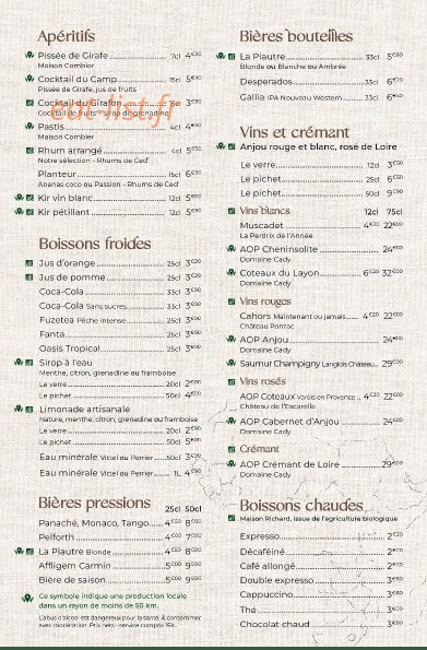 Le Camp Des Girafes — carte page 2