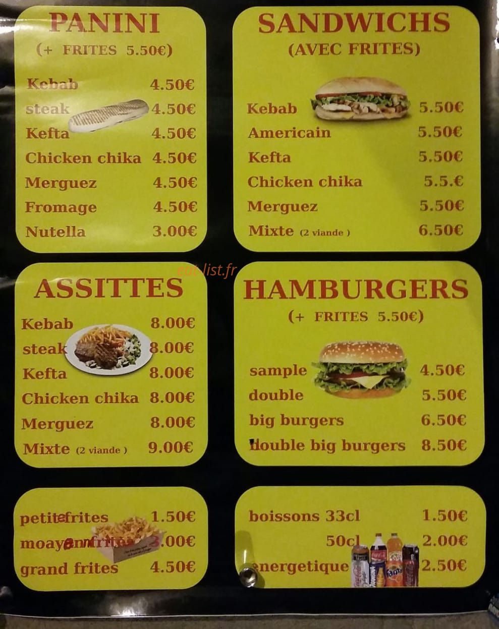 La Casba Marrakesh — carte page 1