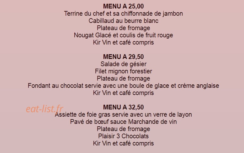 La Douceur Angevine — carte page 2