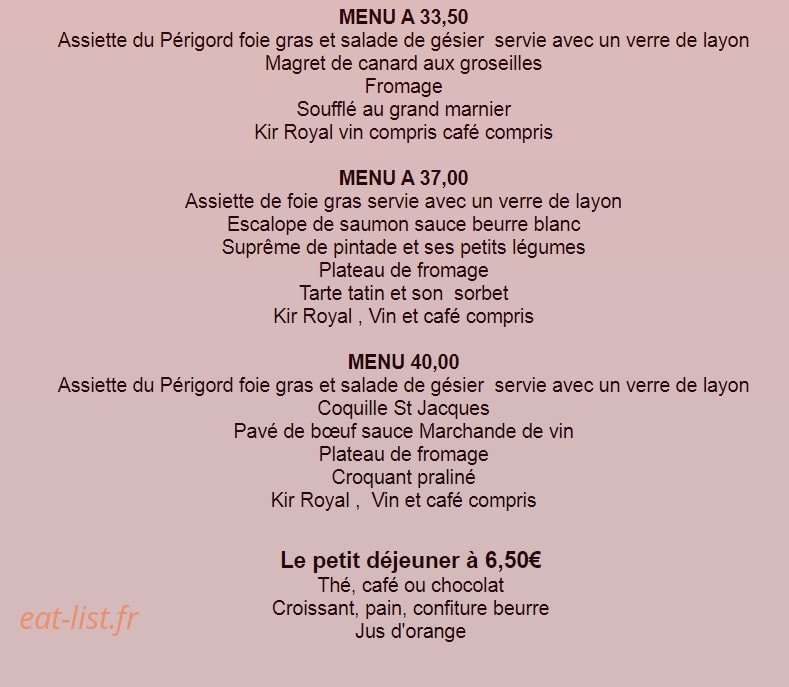 La Douceur Angevine — carte page 3