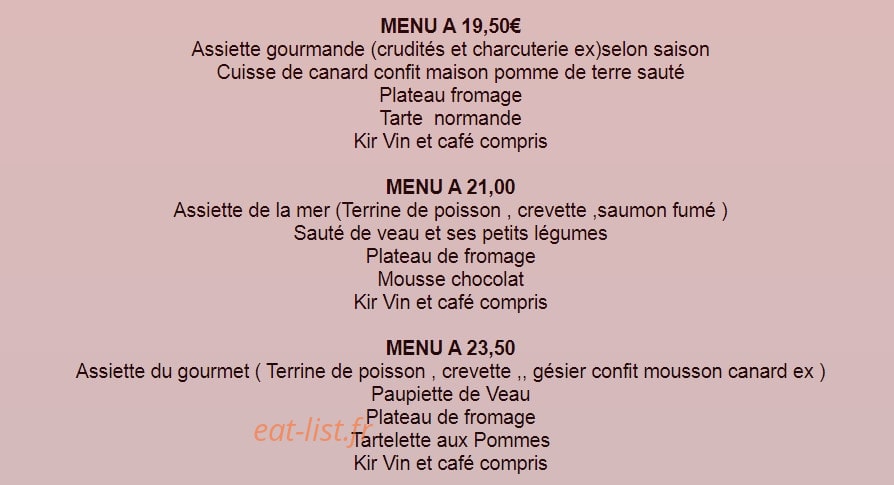 La Douceur Angevine — carte page 1