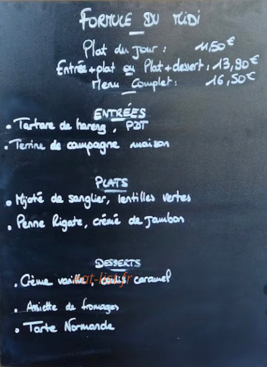 La table des Closiers — carte page 1