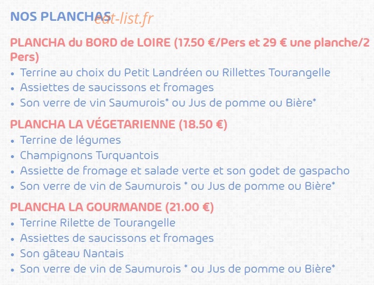 Loire Gourmande — carte page 2