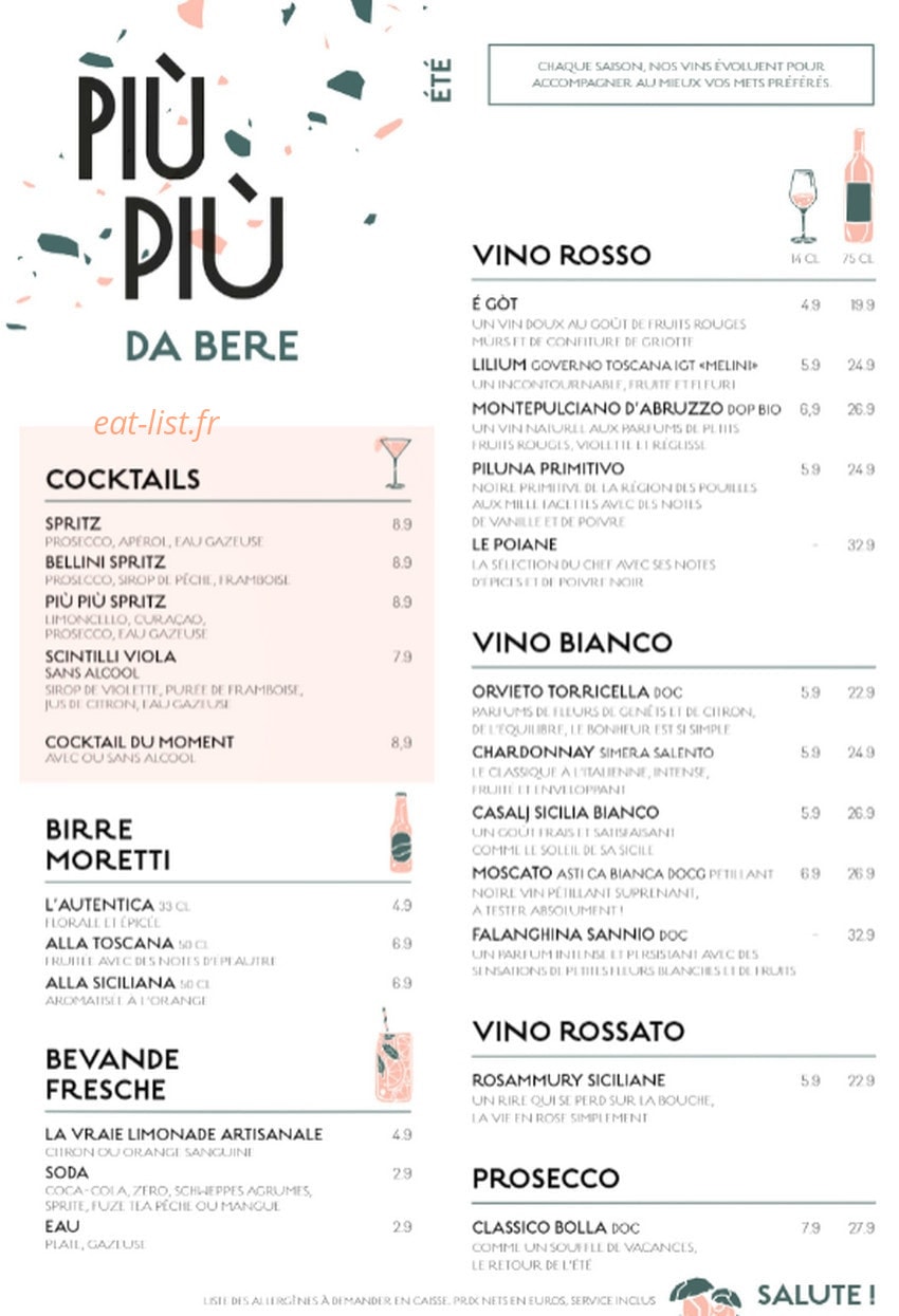 Più Più — carte page 2