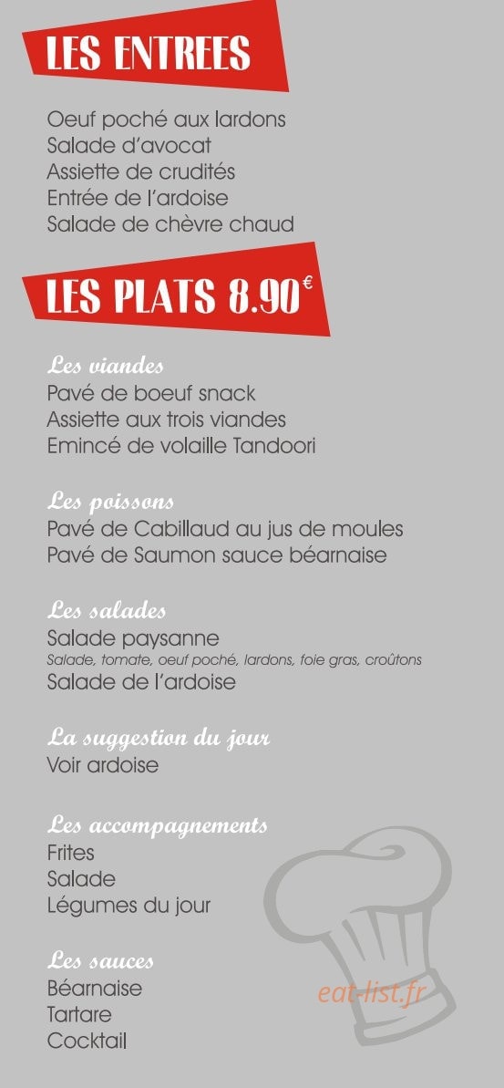 Au Pourquoi Pas — carte page 4