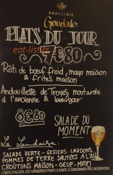 La Terrasse — carte page 1