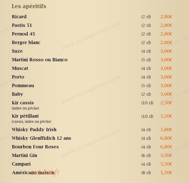 La Villa Toscana — carte page 6