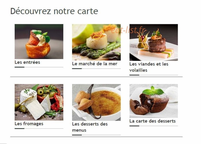 Le Péché Mignon — carte page 2