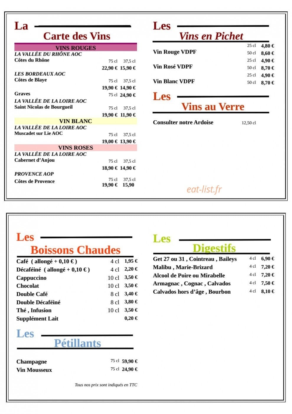 Lunotel — carte page 4