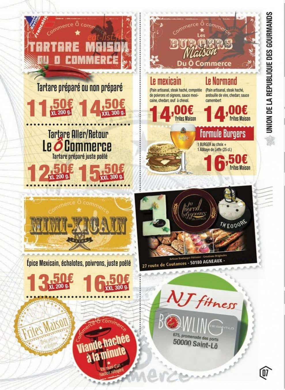 Ô commerce — carte page 9