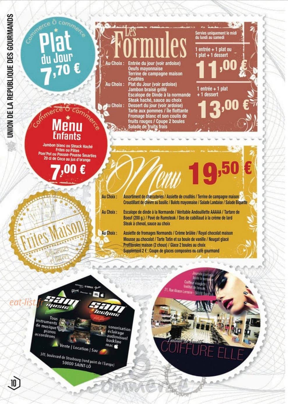 Ô commerce — carte page 6