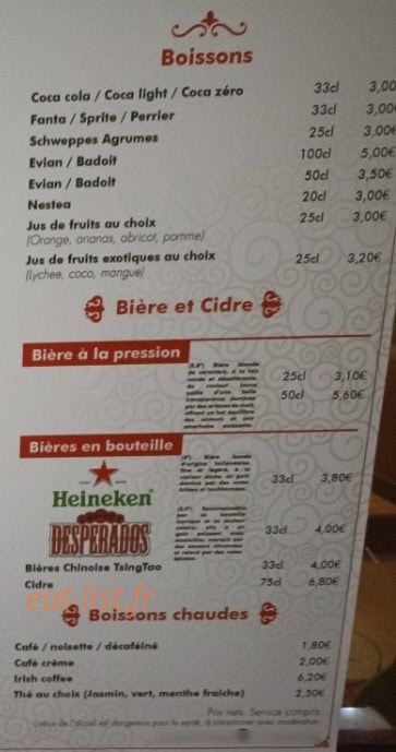 Royal Wok — carte page 3