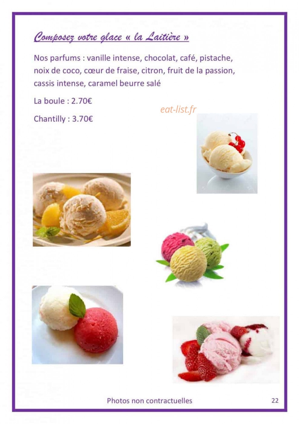 Au Café Pompon — carte page 24