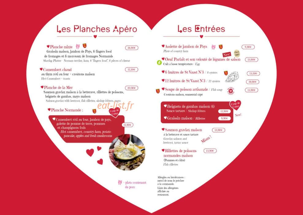 Café du port — carte page 5