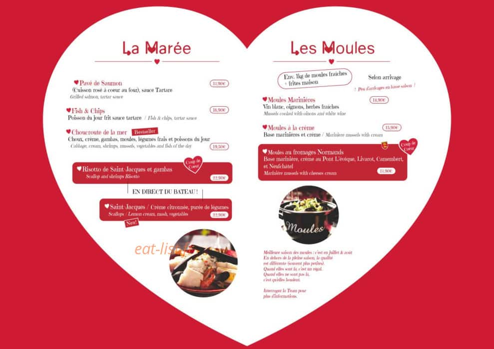 Café du port — carte page 6