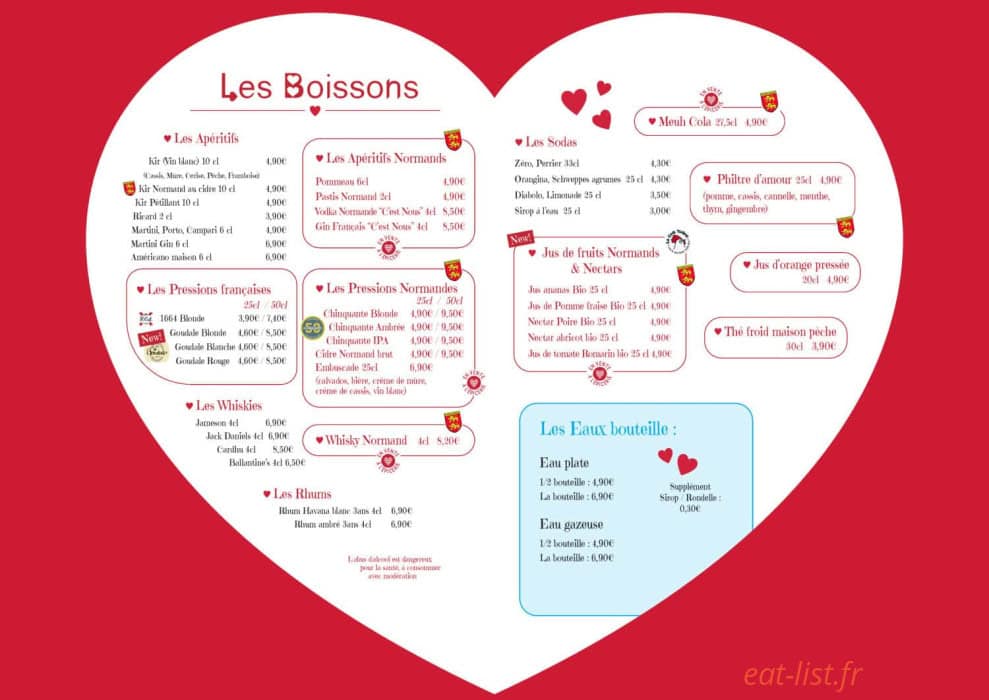 Café du port — carte page 4