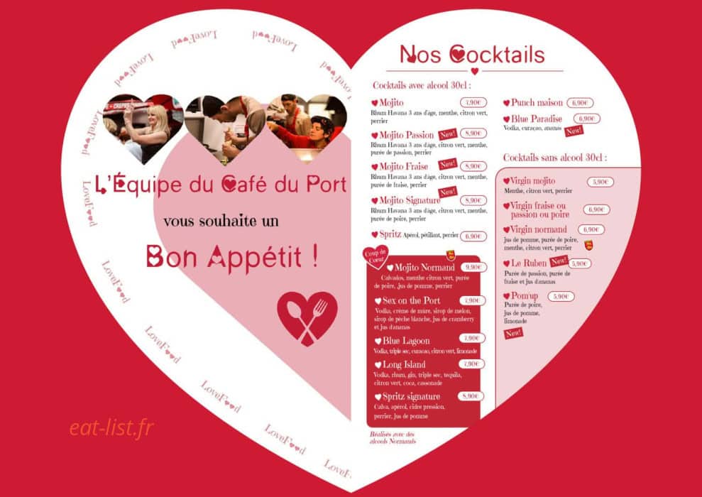 Café du port — carte page 3