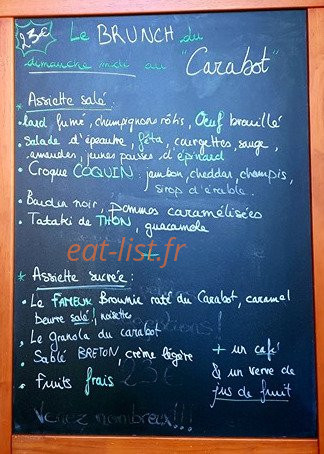Carabot — carte page 1