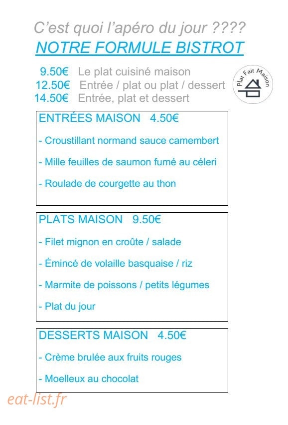 Carré Café — carte page 2