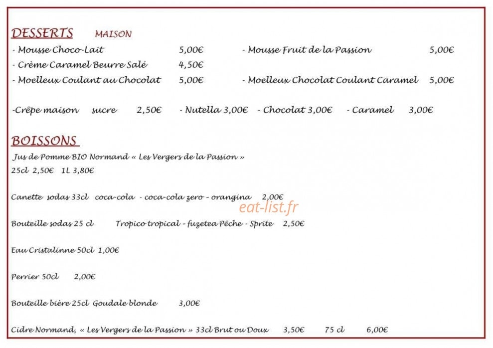 L’Accord Parfait — carte page 3