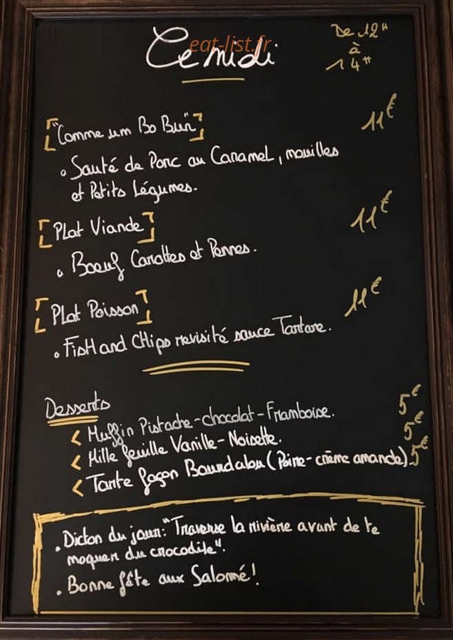 La Carre — carte page 1