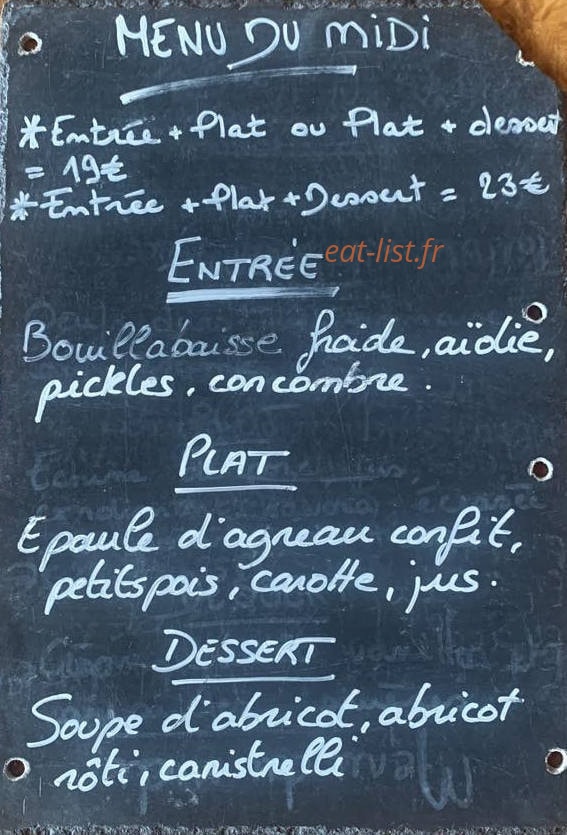 La Musette — carte page 1