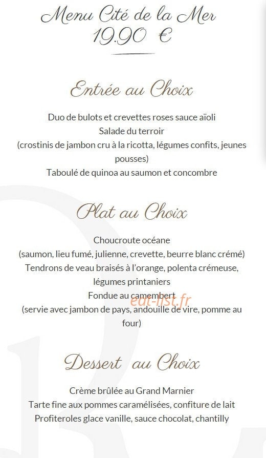 Le Quai des Mers — carte page 1