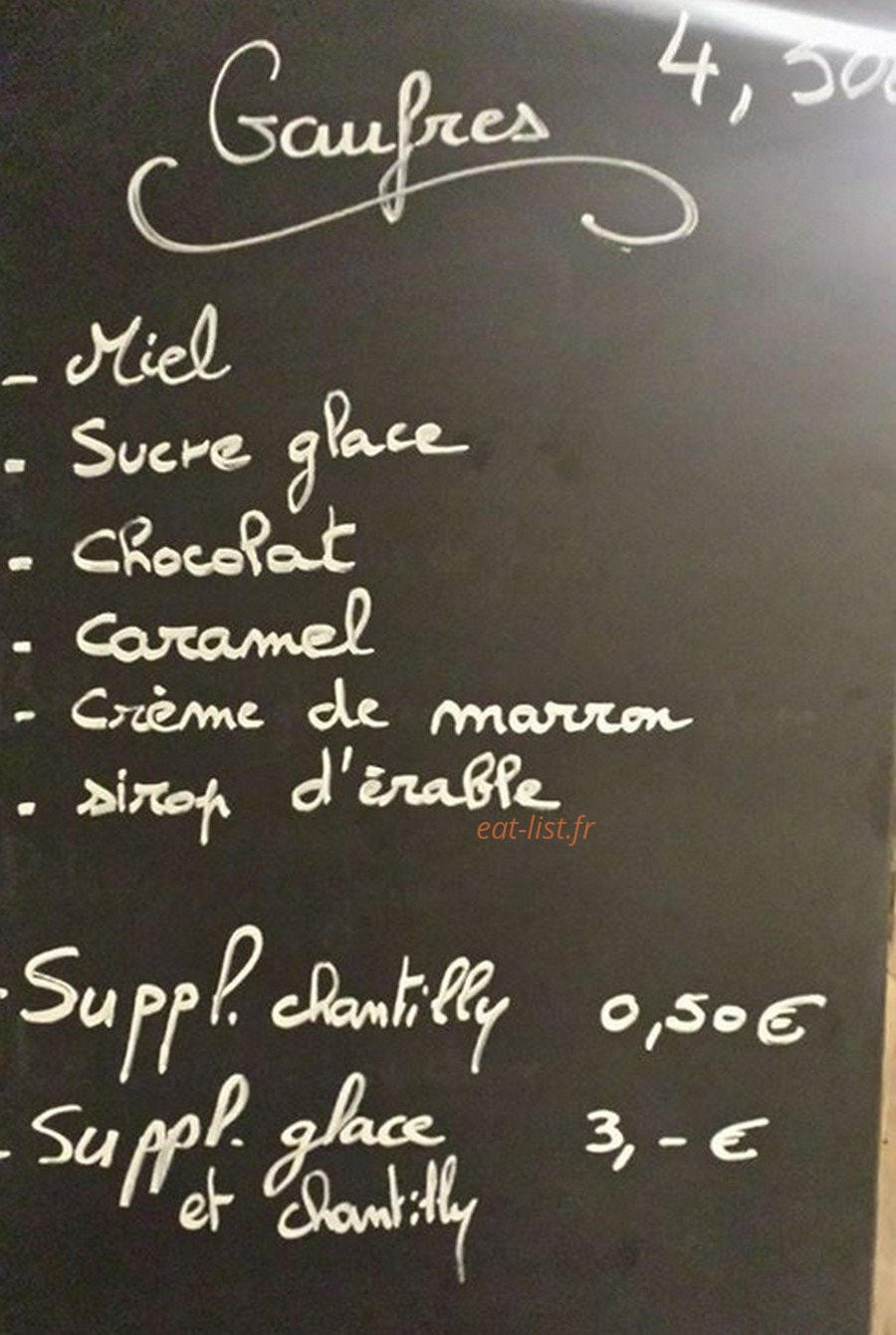 Le Yalta burger normand — carte page 1