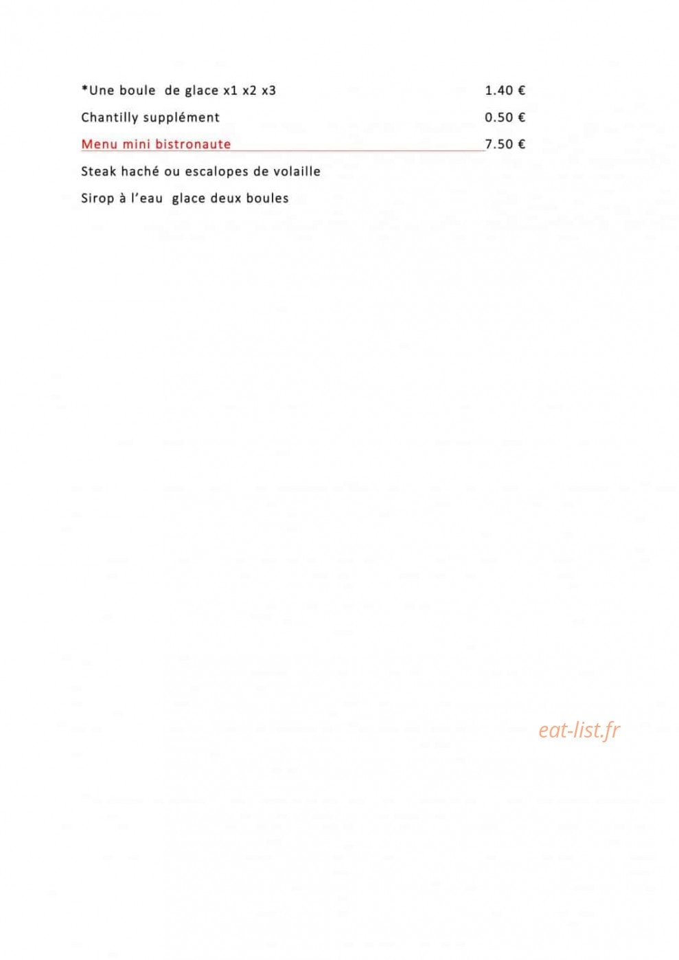Les Bistronautes — carte page 2