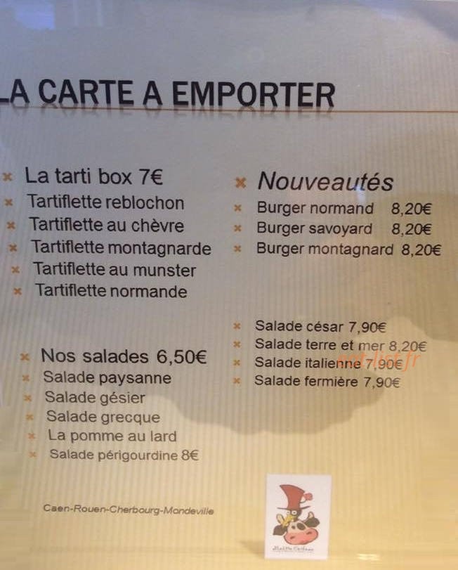 Maitre Corbeau — carte page 1