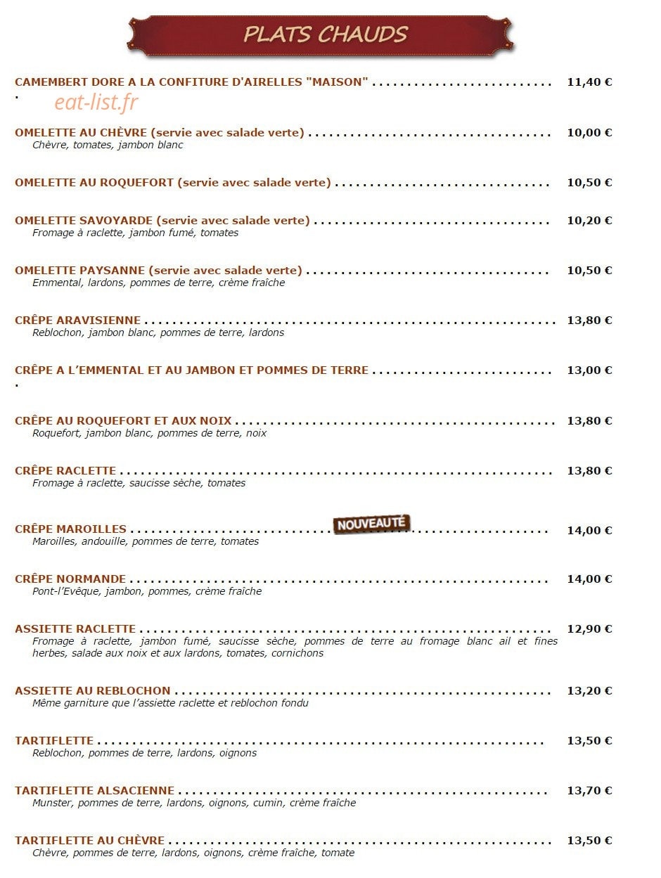 Maitre Corbeau — carte page 6