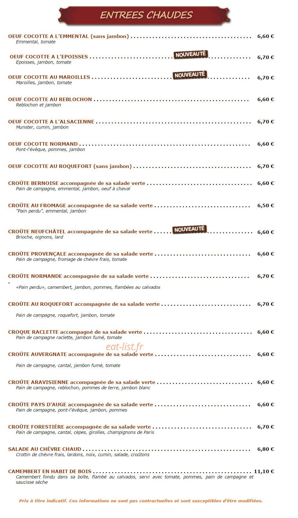 Maitre Corbeau — carte page 4