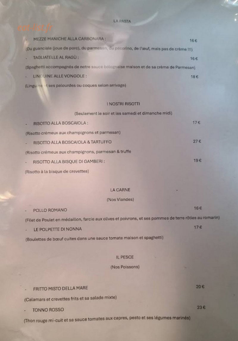 Mamma Mia — carte page 1