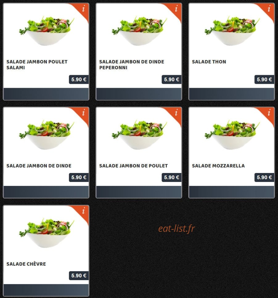 Mc Tacos — carte page 12