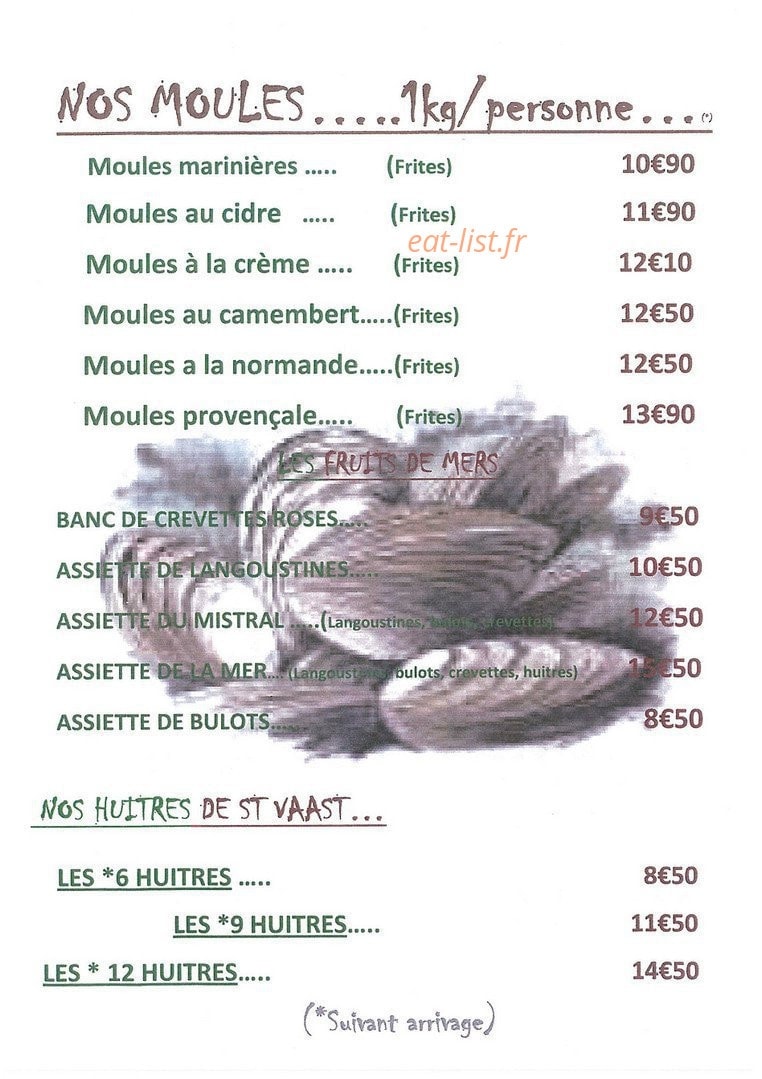 Pizzeria Le Mistral — carte page 6