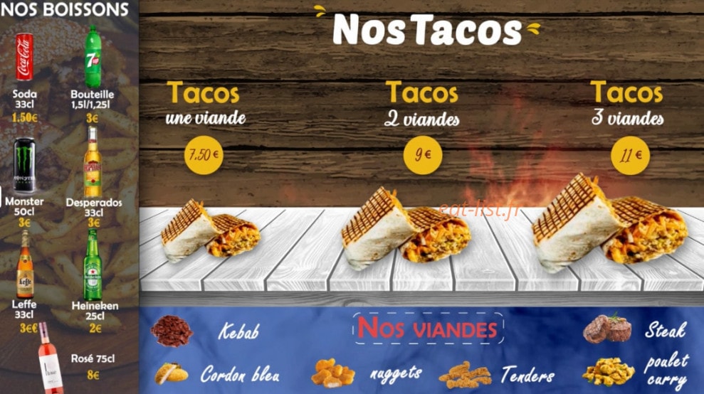 Best Kebab — carte page 3