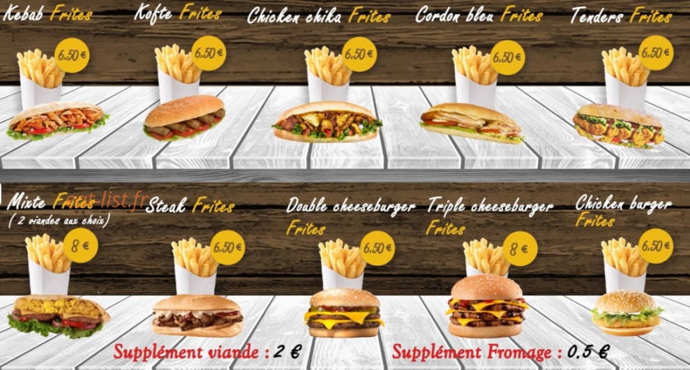 Best Kebab — carte page 2