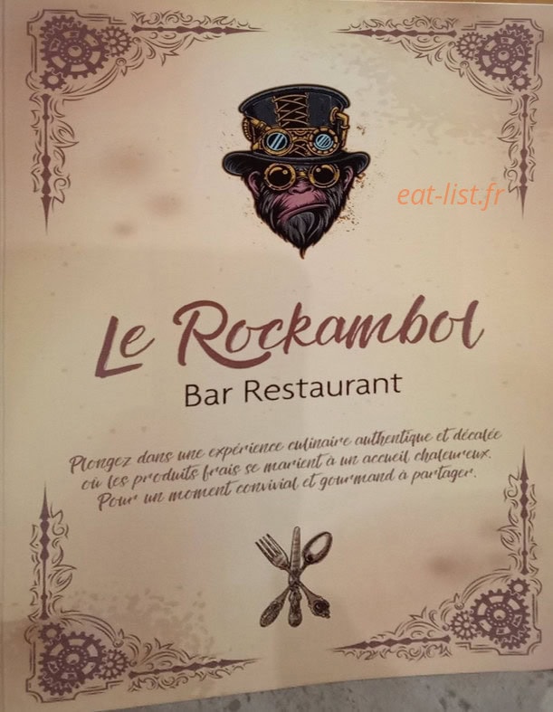Le Rockambol — carte page 1