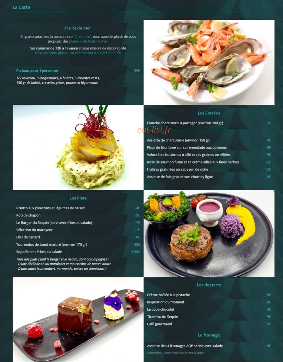 Le Sequin — carte page 1