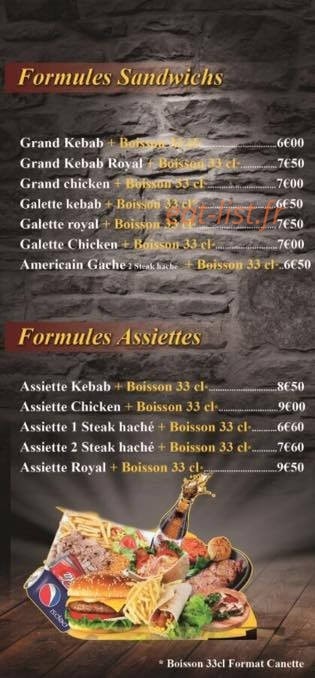 Kebab de la place — carte page 5
